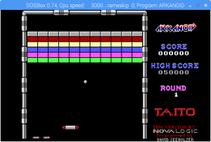 DOSBox - Arkanoid