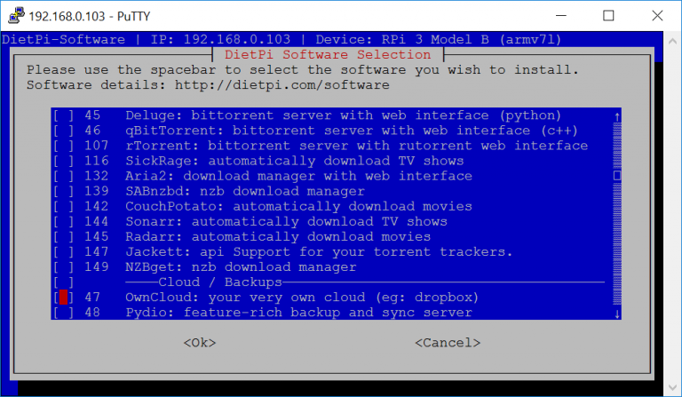 install owncloud on raspberry pi zero