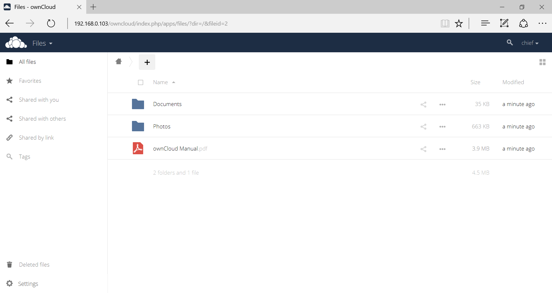 owncloud port